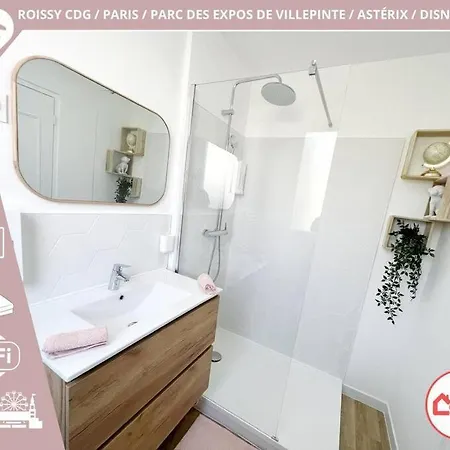 Cdg / Paris / Villepinte / Asterix / Disneyland / Jo 2024 Apartment *